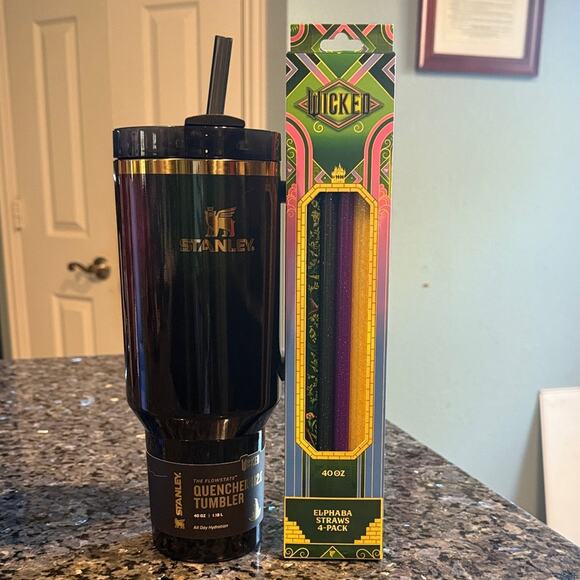 Stanley 1913 Wicked for Good x Target Elphaba 40oz Quencher Tumbler & Straw Set - Picture 1 of 6